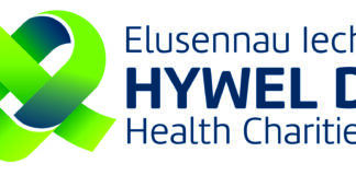 Mae rhoddion elusennol yn ariannu clustogau lleddfu pwysedd i’w defnyddio ledled Sir Gaerfyrddin HDHC Landscape Logo CMYK