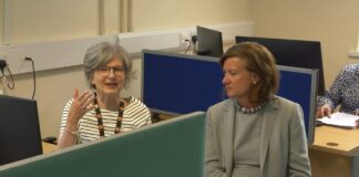 Extra support for people on waiting lists could prevent some of the 6,000 cancelled NHS treatments Health Minister Eluned Morgan meets a call handler from the Hywel Dda Health Board Waiting List Support Service. min