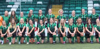 Cynlluniau cyffrous ar gyfer gêm gyntaf y tymor i Ferched Tref Aberystwyth ATWFC firsts and 19s 2023 crop