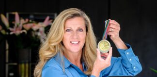 Sally Gunnell OBE champions cancer charity Cancer Support UK Sally Gunnell Osteolabs UK 060 JH crop