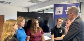 Secretary of State for Wales David TC Davies meets with Duke of Edinburgh’s Award holders to hear about the difference young people are making through their DofE Secretary of State for Wales David TC Davies meets DofE Cymru Youth Ambassadors 2 min scaled