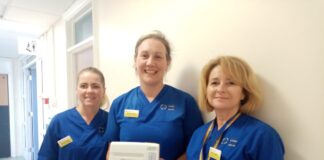 Charitable donations fund spirometer for Glangwili Hospital Staff with Spirometer min