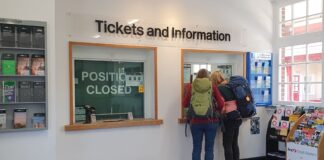 TSSA responds to Conservative backlash against ticket office closures Ticket office Redruth railway station Redruth Cornwall May 2023 min scaled