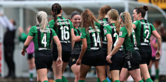 Duggan a Mathias yn anfon Merched Tref Aberystwyth ar eu ffordd i fuddugoliaeth 2023 10 01 Aberystwyth Town Women vs Pontypridd United Women 15