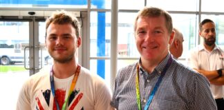 Bydd Coleg Cambria yn mynd â thîm o 16 o brentisiaid i gystadleuaeth WorldSkills UK eleni. WorldSkillsBrandon scaled