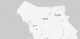 Data ar domenni glo segur Cymru yn cael ei gyhoeddi heddiw Disused Coal Tips MS Point SAMPLE BG 003