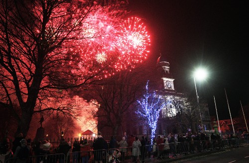 Christmas light switch ons in Cardiff from years gone by - Wales