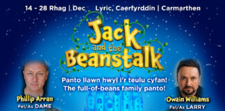 Cyhoeddi cast Pantomeim Jack and the Beanstalk yn Theatr y Lyric, Caerfyrddin Jack and the Beanstalk lndscp 1500px