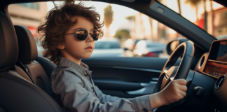 Fifth of convicted drivers have been driving a year or less Kid driving car