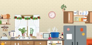 Christmas Brainteaser: Can you spot the 7 kitchen hazards in under 45 seconds? TKA Brainteaser high res image