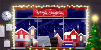 Can you spot the 10 candy canes hidden in this Christmas brainteaser? 10 candy canes