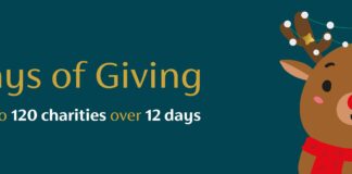 WALES RESIDENTS ENCOURAGED TO NOMINATE A CHARITY TO RECEIVE A FESTIVE FINANCIAL BOOST 12 Days scaled