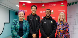 The Urdd worth almost £45 million to Welsh economy in 2022-23 Dawn Bowden MS Prentisiaid Urdd Apprentices Hudhayfah Arish Yusuf Billie Sian Lewis Urdd CEO scaled