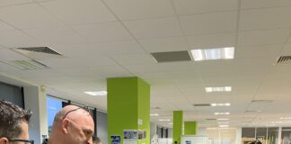 £8 million for community care to support people to stay well at home and reduce pressure on hospitals Health Minister Eluned Morgan visiting the award winning Home First team scaled