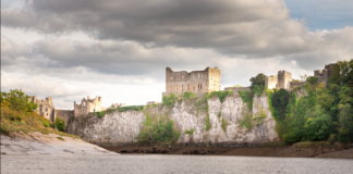 Wales on film: 10 iconic film and TV moments captured on the Welsh coast Ivanhoe 1913 Chepstow Castle 01 1