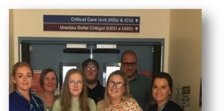 Taith gerdded noddedig yn codi £5,000 i Uned Gofal Dwys Glangwili image002 6