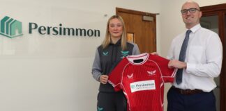 Persimmon support Scarlets’ Women’s U18s 10.01.24 U18 Women Persimmon Sponsorship 08 1 min scaled