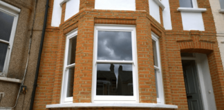 Crafting Elegance: A Deep Dive into the Timeless Appeal of Timber Sash Windows and Front Doors outside window min