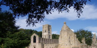 Book Your Dream National Trust Wedding Venue for as Little as £1800! Ruins of Fountains Abbey North Yorkshire geograph.org .uk 655585