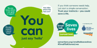 Network Rail’s Wales and Borders route joins Samaritans to remind public small talk is no small thing STSL Ph7 X formerly twitter 1200x675 1