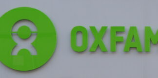 Haverfordwest Oxfam shop Oxfam logo 2016 cropped