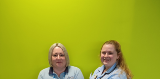 Staff yn derbyn hyfforddiant maetheg diolch i gronfeydd elusennol Virtual nutrition course 1 1