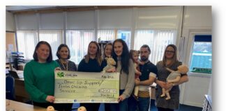 Family raises over £2,000 for Pembrokeshire Childrens Services image002 2