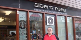 Congratulations to Chris Rees on celebrating 50 years of trading in Carmarthen Market. newsroom albert rees chris rees 50 years of service pr