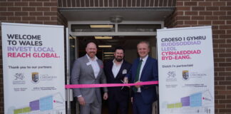 Boost for West Wales economy with launch of Delineate global headquarters Delineate ribbon cutting