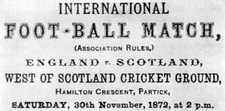 Revealing the most common showdowns in international football history England v scotland 1872 ad
