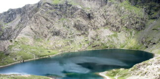 Llyn Glaslyn is Wales’ best-hidden destination, with just 481 Instagram hashtags. Llyn Glaslyn from the Pyg Track geograph.org .uk 445456