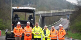 Carmarthenshire Trials Recycled Nappies for Sustainable Infrastructure 2024 03 26 ccc llandysul 4154