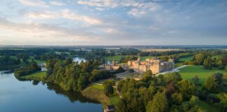 Guests at luxury palace retreat can now stay in lodges designed by stars of hit TV show BlenheimPalace