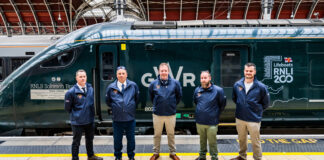 Great Western Railway partners with Royal National Lifeboat Institution to celebrate the charity’s 200th anniversary JB RNLI GWRNamingPaddington23052024 4934 cropped scaled