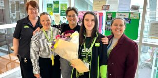 Mae myfyrwyr gydag anawsterau dysgu wedi sicrhau swyddi parhaol mewn archfarchnad flaenllaw. LEAHASDAcambria