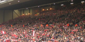 AI recreates new fan chants for the new Premier League season Supporters in The Kop