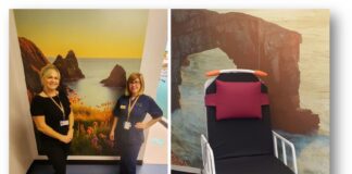NHS charity funds artwork and chair worth over £5,000 for Colposcopy Unit at Withybush paintings