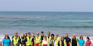 Local Businesses and Volunteers Join Forces for Pembrokeshire Beach Clean SmallBeachClean