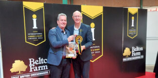 First Milk takes a clean sweep at the world’s biggest cheese show 1. Jack Eade with ICDA Chairman Ian Luxton scaled