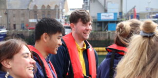 Seafish 2024 fishing fleet survey heading to Wales Candid group pic scaled