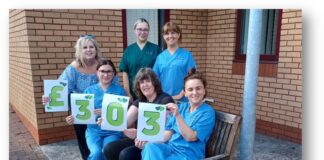 Raffl yn codi dros £300 i uned cemo Glangwili image002 2