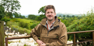 Farming Connect advice workshop a first step in farm’s flock transition Emyr Owen Farm Manager at Rhug Estate