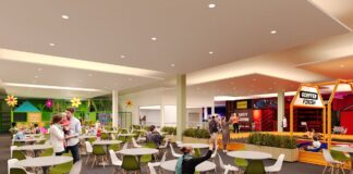 BOUYGUES UK YN DECHRAU’R GWAITH I DRAWSNEWID HEN SIOP DEBENHAMS YN HWB IECHYD A LLES ARLOESOL HWB ENTERTAINMENT ZONE 02