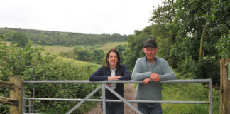 Denbighshire Farm Undertakes Ambitious Woodland Restoration and Planting Scheme Julia and Tudor Hughes scaled