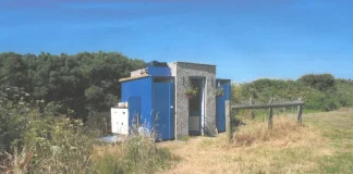 Former Council Leader Plays His Part For Toilet Block toilet block 2