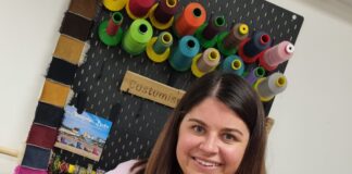 Bethan Thomas Susie’s Sheepskins 4 Bethan Thomas with boot scaled