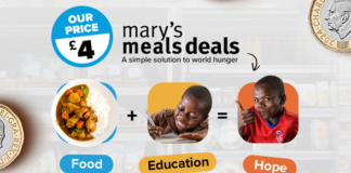 70% of Brits would spend more than £4 on a meal deal as people call for beer, biscuits and sausage rolls to be added to menus Brits can change lives this lunchtime by donating as little as 4 to Marys Meals to help feed hungry children 3 49