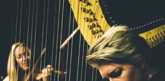Welsh harpist, Catrin Finch and Irish fiddle virtuoso, Aoife Ní Bhriain to perform in Carmarthen CatrinFinchAoifeNiBhriainPROMO4 875