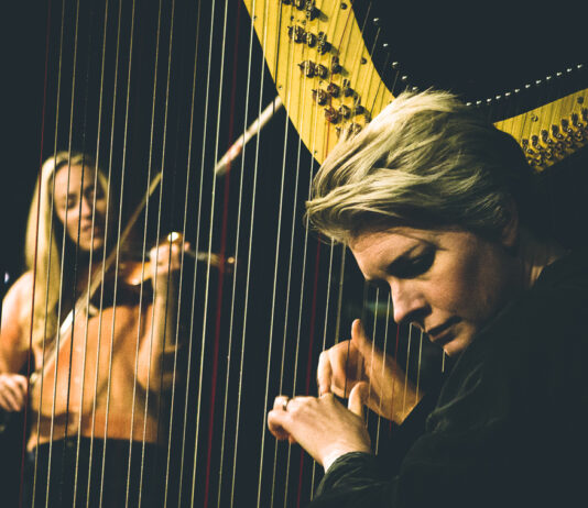 Welsh harpist, Catrin Finch and Irish fiddle virtuoso, Aoife NĂ Bhriain to perform in Carmarthen CatrinFinchAoifeNiBhriainPROMO4 875