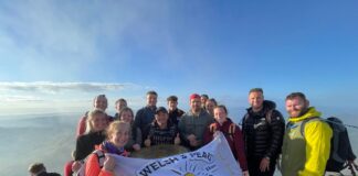 Her Tri Chopa Cymru yn codi dros £7,000 i ward plant Kate Evans 1